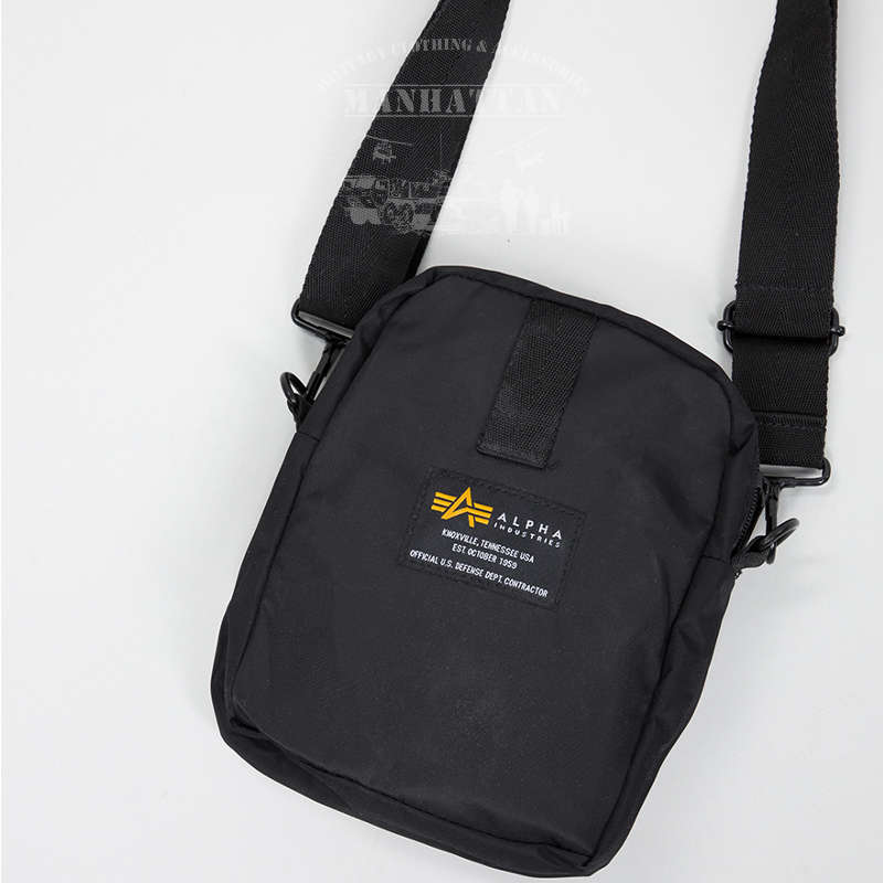 Tracolla Alpha Industries CREW CARRY BAG - Black