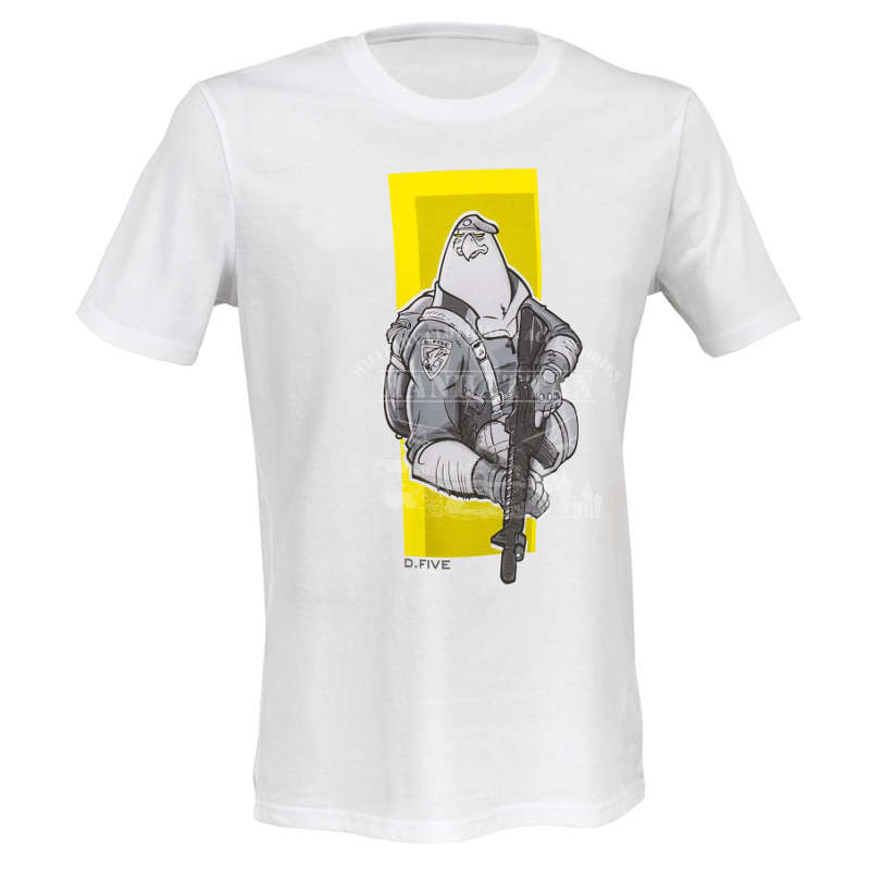 T-Shirt D.Five EAGLE PARATROOPER by Defcon 5 - White