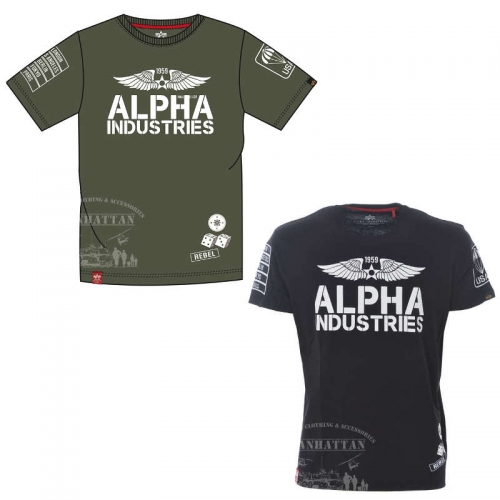 T-Shirt Alpha Industries REBEL T