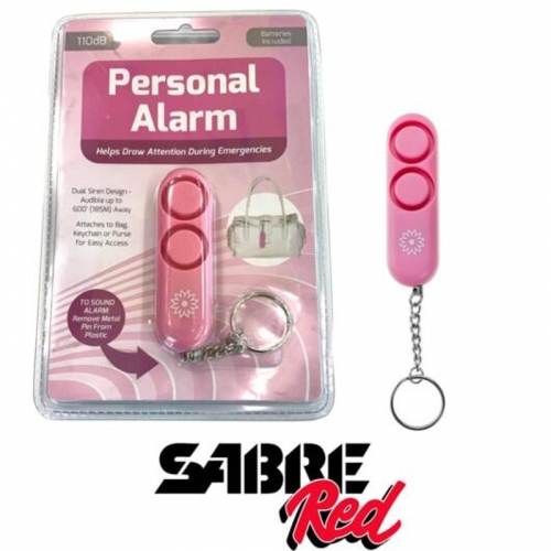 Personal Alarm Pink by Sabre Red
