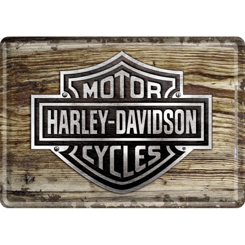 Cartolina Harley-Davidson Wood - 10x14 cm