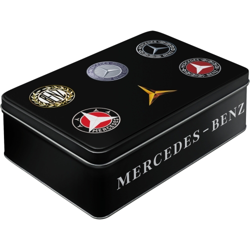 Scatola bassa 23 x 16 xh 7 cm Mercedes-Benz - Logo Evolution