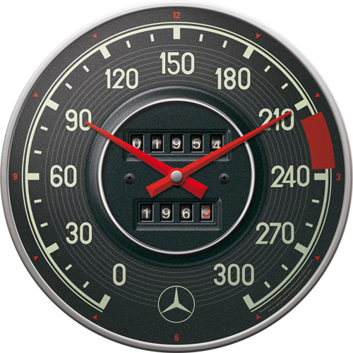 Orologio da parete Mercedes-Benz - Tachimetro, diametro 31 cm
