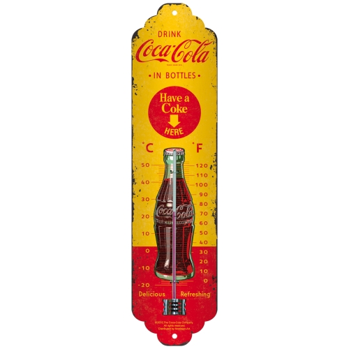 Termometro Coca Cola bottles 6,5 x 28 cm