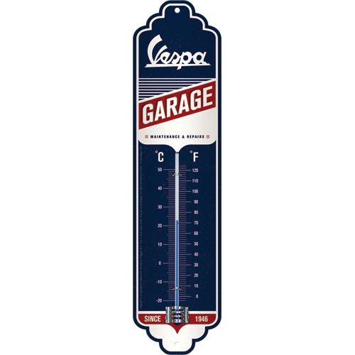 Termometro Vespa - Garage 6,5 x 28 cm
