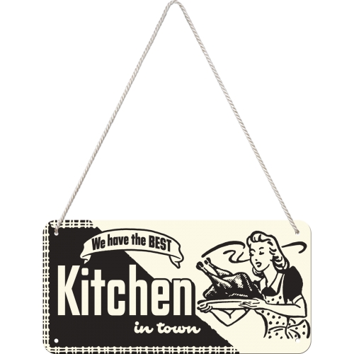 Cartello 10 x 20 cm con filo Kitchen