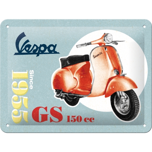 Cartello Vespa GS 150 - 15x20 cm