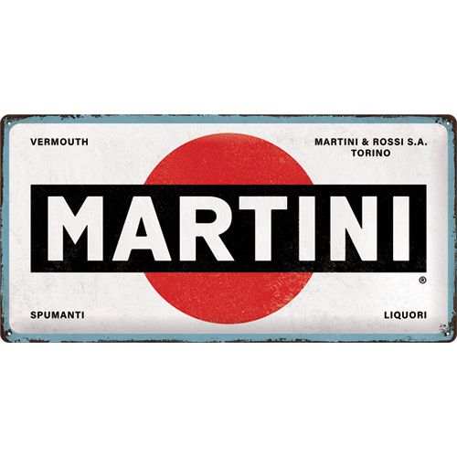 Cartello Martini - 25x50 cm
