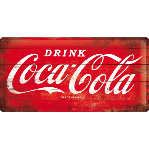 Cartello Drink Coca Cola - 25x50 cm