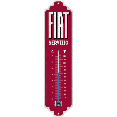 Termometro FIAT Servizio 6,5 x 28 cm
