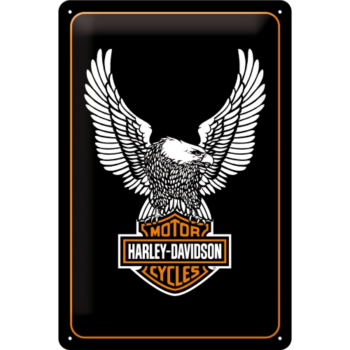 Cartello Harley Davidson - Eagle - 20x30 cm