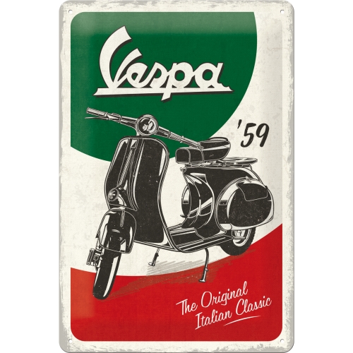 Cartello Vespa - The Italian Classic -  20x30 cm