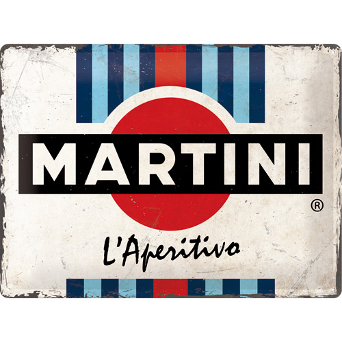 Cartello Martini L'aperitivo - 30x40 cm