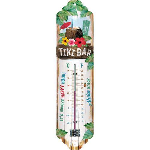 Termometro Tiki Bar 6,5 x 28 cm