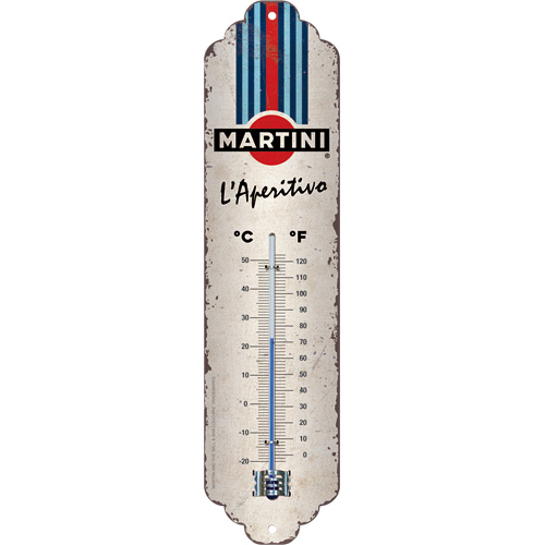 Termometro Martini - L'aperitivo, 6,5 x 28 cm