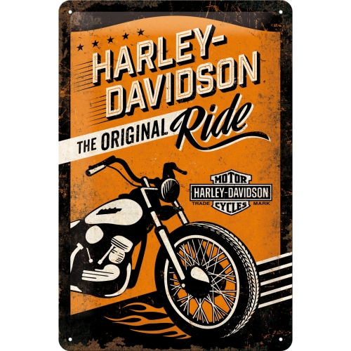 Cartello Harley Davidson - The Original Ride - 20x30 cm