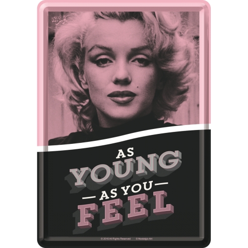 Cartolina Marilyn Monroe - 10 x 14 cm