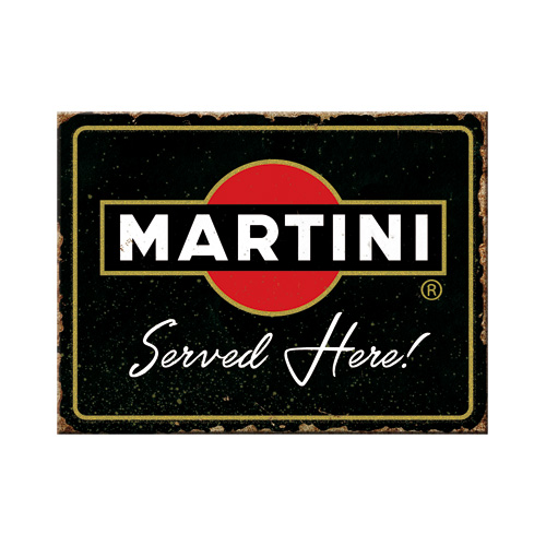 Magnete Martini Served Here - 6x8 cm