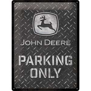 Cartello John Deere Parking Only - 30x40 cm
