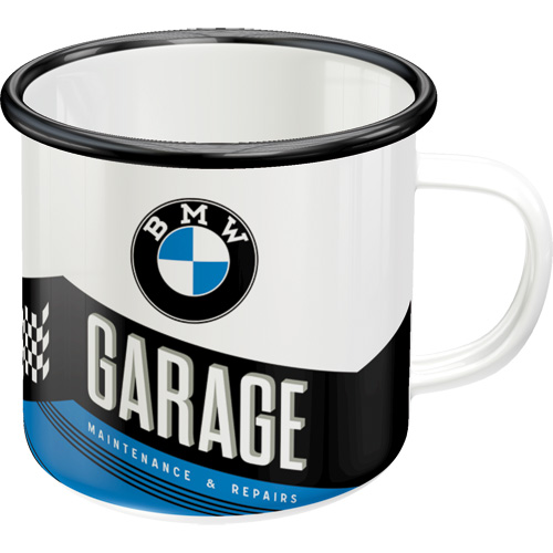 Tazza in metallo BMW - Garage, 8 X 8 cm