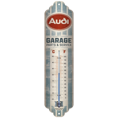 Termometro Audi - Garage, 6,5 x 28 cm