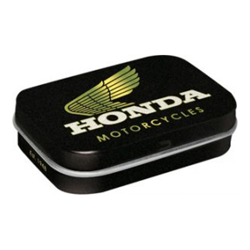 Scatolina in metallo con mentine 6 x 4 x 1,7 cm, Honda MC - Motorcycles Gold