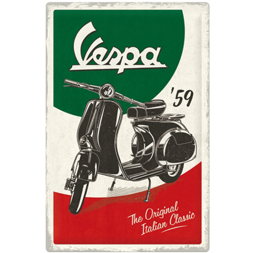 Cartello Vespa The Original Italian Classic - 40x60 cm