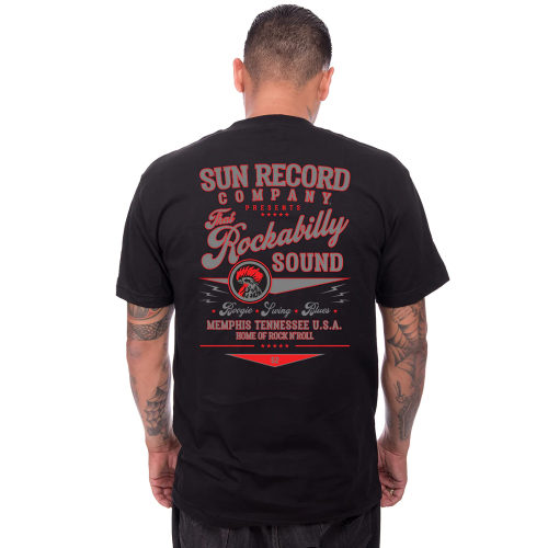 T-Shirt THAT ROCKABILLY SOUND TEE by Steady Clothing - Black