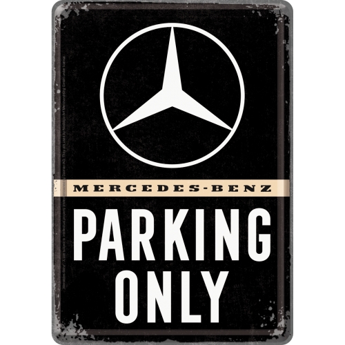 Cartolina Mercedes-Benz Parking Only - 10 x 14 cm