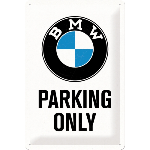 Cartello BMW Parking Only - 20x30 cm