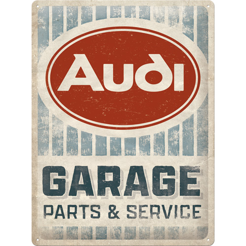 Cartello Audi Garage - 30x40 cm