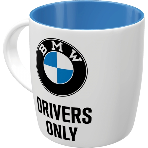 Tazza in ceramica BMW - Driver Only, diametro 8,5 x h 9 cm