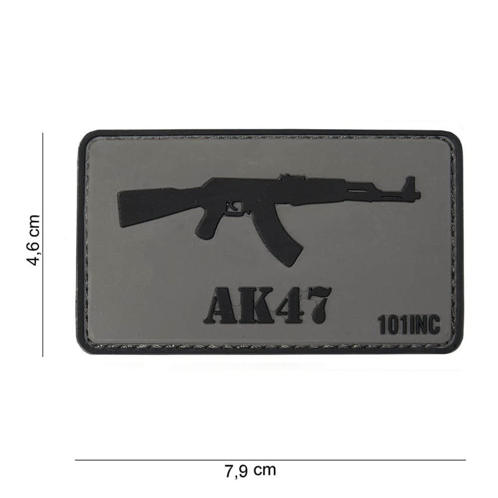 Patch in pvc AK47 con velcro