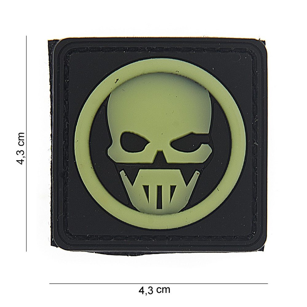 Patch in pvc GHOST con velcro