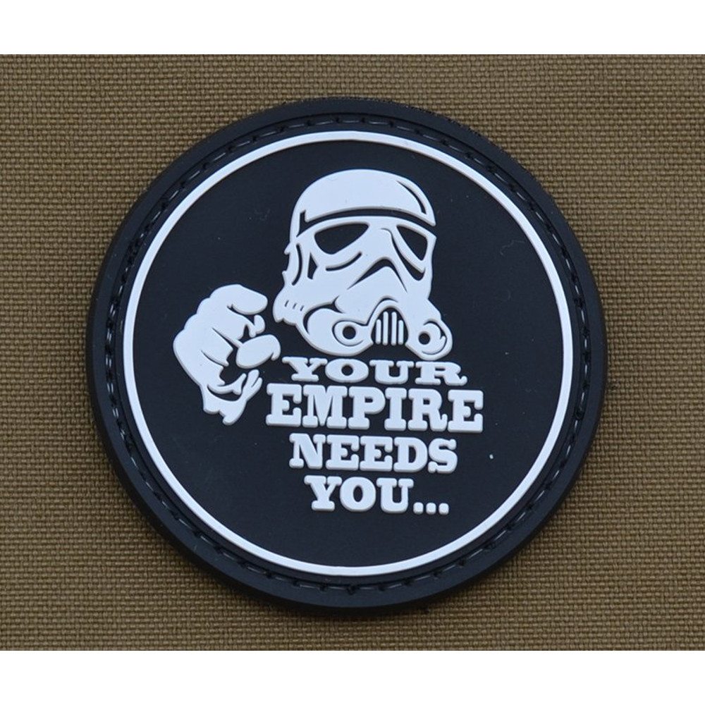 Patch in pvc YOUR EMPIRE NEEDS YOU con velcro