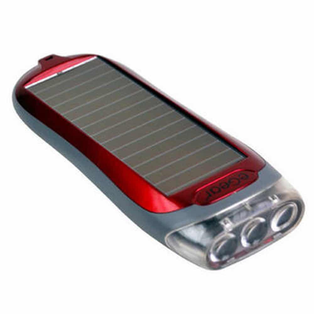 EGEAR ECO CHARGE SOLAR PULL LIGHT - RED