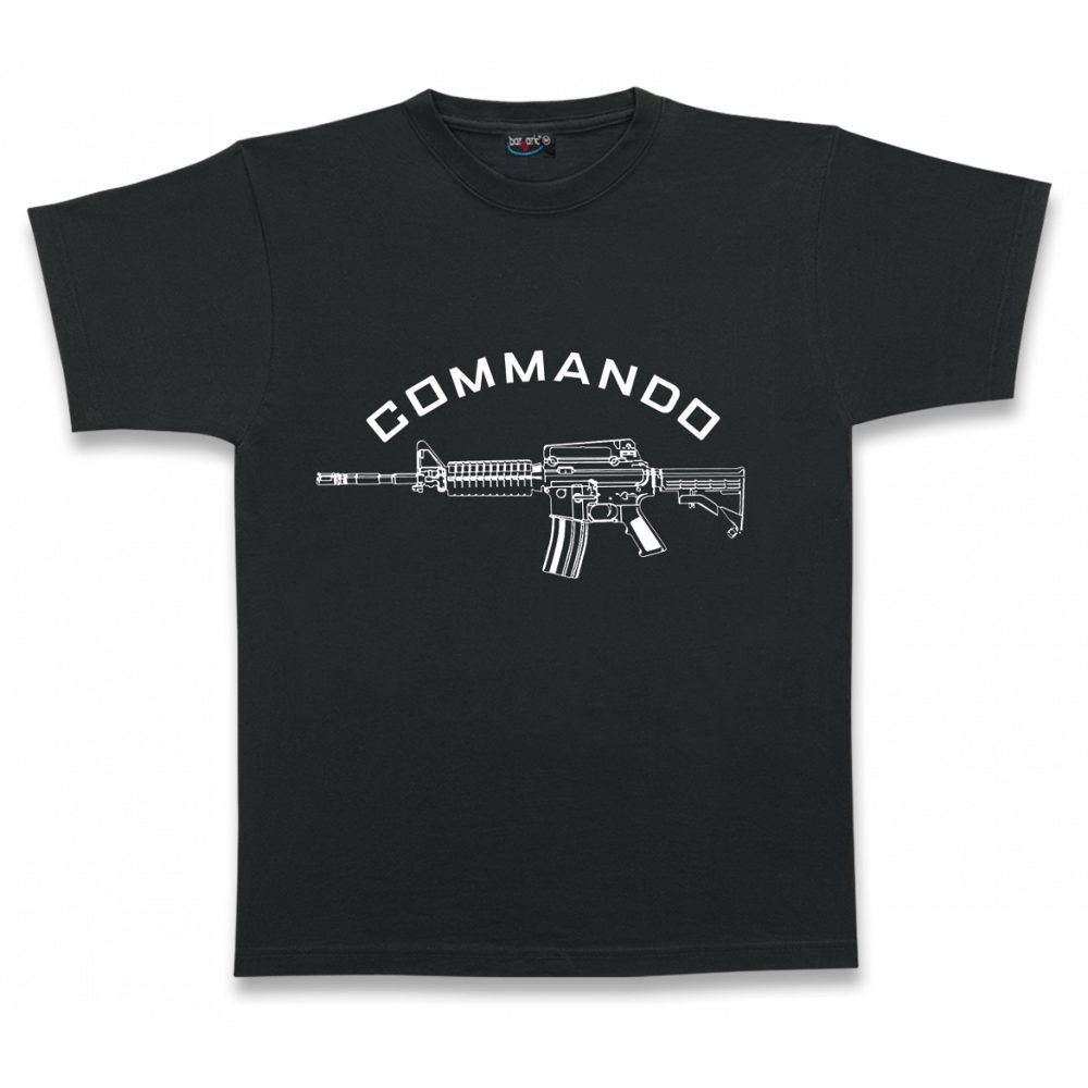 T-Shirt Barbaric COMMANDO - Black